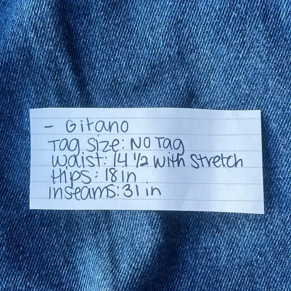 Vintage Gitano Bareback Jeans - Picture 3 of 3